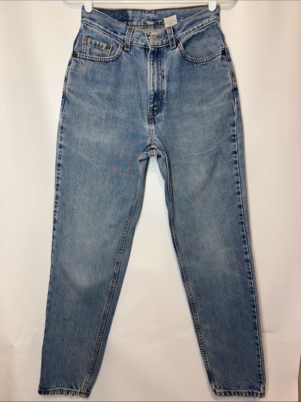 Vintage 90s Levi's 512 Slim Fit Tapered Leg Jeans Light Wash High Rise Size 6